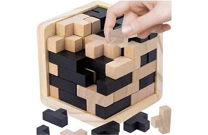 Puzzle din lemn pliabil - Tetris
