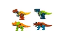 Set de construcție cu șuruburi – dinozauri 4 în 1