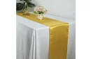 Culoar de satin auriu – șerpa pentru masă 900 × 36 cm