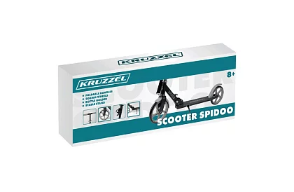 Trottineta pliabilă Spidoo pentru copii - neagră