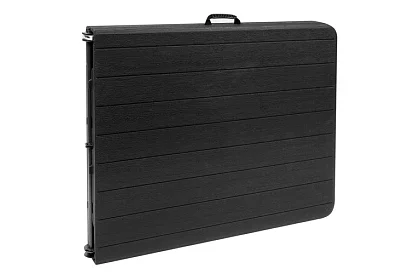 Masă de grădină pliabilă 180 cm – neagră