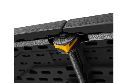 Masă de grădină pliabilă 180 cm – neagră