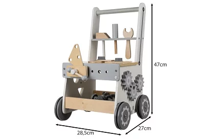 Atelier pentru copii cu unelte din lemn 3 în 1