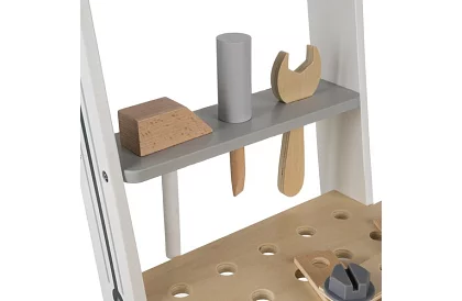 Atelier pentru copii cu unelte din lemn 3 în 1