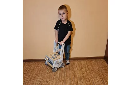 Atelier pentru copii cu unelte din lemn 3 în 1