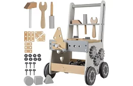 Atelier pentru copii cu unelte din lemn 3 în 1