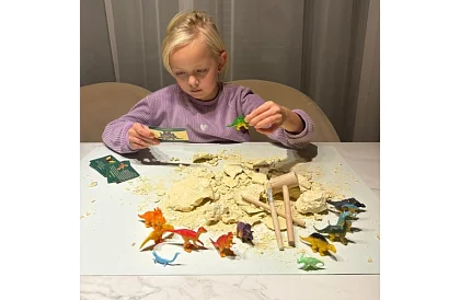 Ouă de dinozaur 15 cm - mic arheolog