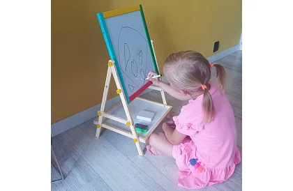 Tablă dublă - magnetică și cu cretă