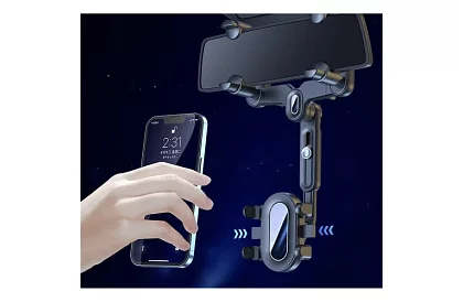Suport pentru telefon pe oglinda retrovizoare