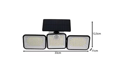 LED Lampa solară – cu senzor de mișcare și senzor de lumină ambientală