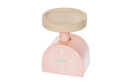 Stand de vânzare din lemn cu accesorii