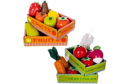 Stand de vânzare din lemn cu accesorii