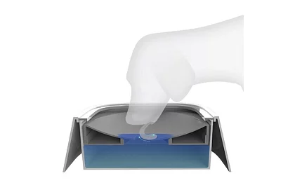 Bol de apă + bol de călătorie în set