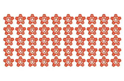 Sistem de nivelare pentru plăci - 100 de cleme + 50 de stele + 2 chei