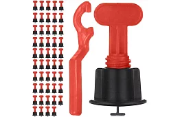 Sistem de egalizare pentru plăci - 50 de cleme + cheie