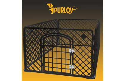 Ohrádka cu uși pentru animale – 90x90x60 cm