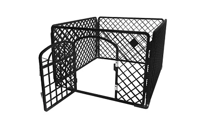 Ohrádka cu uși pentru animale – 90x90x60 cm