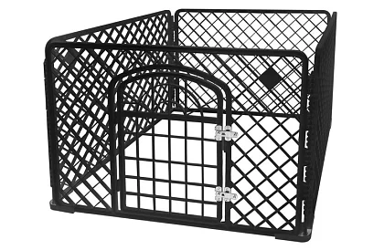 Ohrádka cu uși pentru animale – 90x90x60 cm