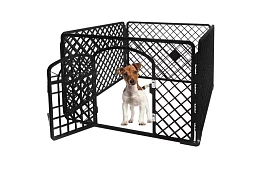 Ohrádka cu uși pentru animale – 90x90x60 cm