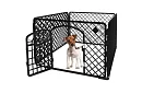 Ohrádka cu uși pentru animale – 90x90x60 cm