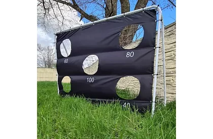Poarta de fotbal 170 x 240 cm + țintă pentru goluri precise