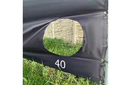 Poarta de fotbal 170 x 240 cm + țintă pentru goluri precise