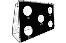 Poarta de fotbal 170 x 240 cm + țintă pentru goluri precise