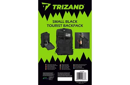 Rucsac militar negru de 26 litri