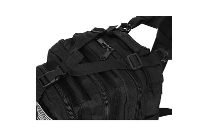 Rucsac militar negru de 26 litri