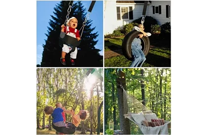 Set de fixare pentru cuiburi de berze, leagăne și hamace