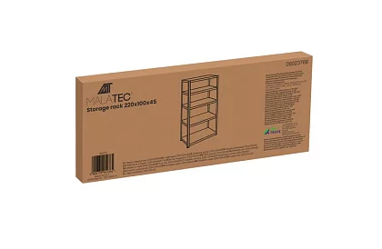 Raft de stocare – 5 rafturi – 220 × 100 × 45 cm