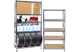 Raft de stocare – 5 rafturi – 220 × 100 × 45 cm