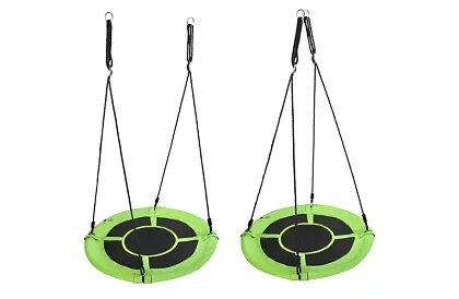 Leagăna cuib de stork verde-negru 100 cm – capacitate 150 kg