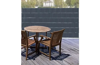 Bandă de umbrire pentru gard antracit panou 450 g/m2 - 4,75 cm × 35 m