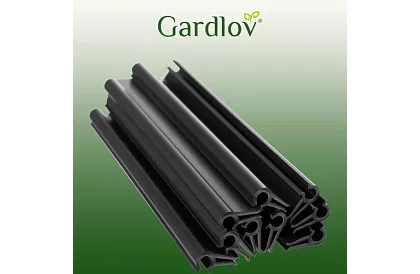 Clemă pentru benzi de gard – 10 buc – antracit