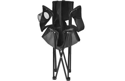Scaun de pescuit pliabil – scaun de camping negru