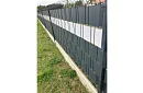 Bandă de umbrire pentru gard antracit – panou 450 g/m2 + cleme