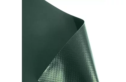 Bandă de umbrire pentru gard verde – panou 450 g/m2 + cleme