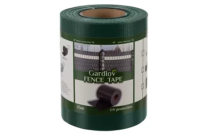 Bandă de umbrire pentru gard verde – panou 450 g/m2 + cleme