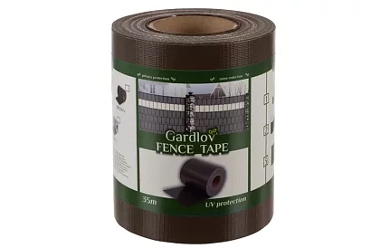 Bandă de umbrire pentru gard maro – panou 450 g/m2 + cleme