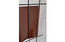 Bandă de umbrire pentru gard maro – panou 450 g/m2 + cleme