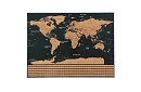 Harta de zgâriere cu steaguri – Scratch Map the World + accesorii