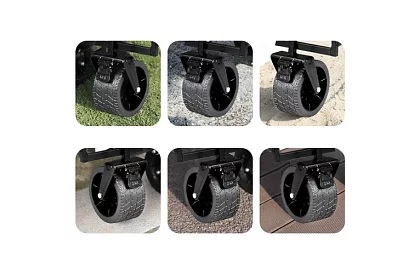 Cărucior pliabil pentru plajă - până la 100kg