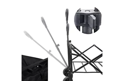 Cărucior pliabil pentru plajă - până la 100kg