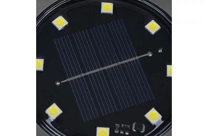 Iluminare solară pentru grădină Luminile Disk - 12 bucăți