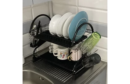 Odkapávač pentru vase - DUO black