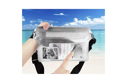 Carcasă impermeabilă - borsetă pentru telefon mobil și valori