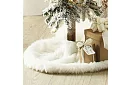 Covor pentru bradul de Crăciun - 90 cm - blană albă