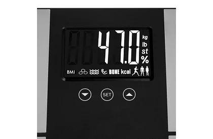 Cântar personal analitic LCD 225 kg – măsurarea IMC