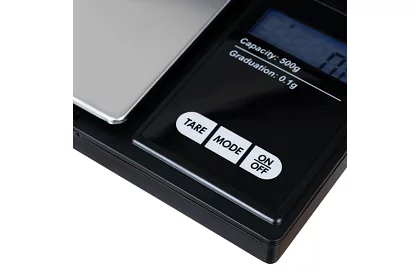 Cântar cu ecran iluminat pentru bijuterii 0,1 g până la 500 g